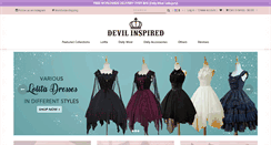 Desktop Screenshot of devilinspired.com